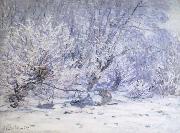 Claude Monet Frost Sweden oil painting artist